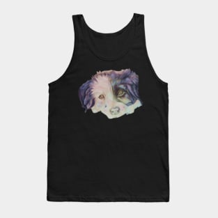 cute border collie puppy Tank Top